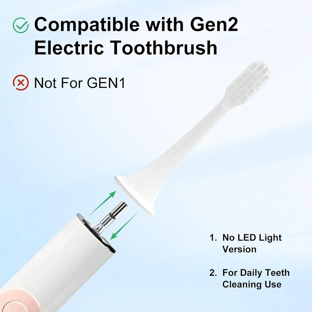 Toothbrush Replacement Heads Compatible with Snow Gen2‎ Electric Toothbrush
